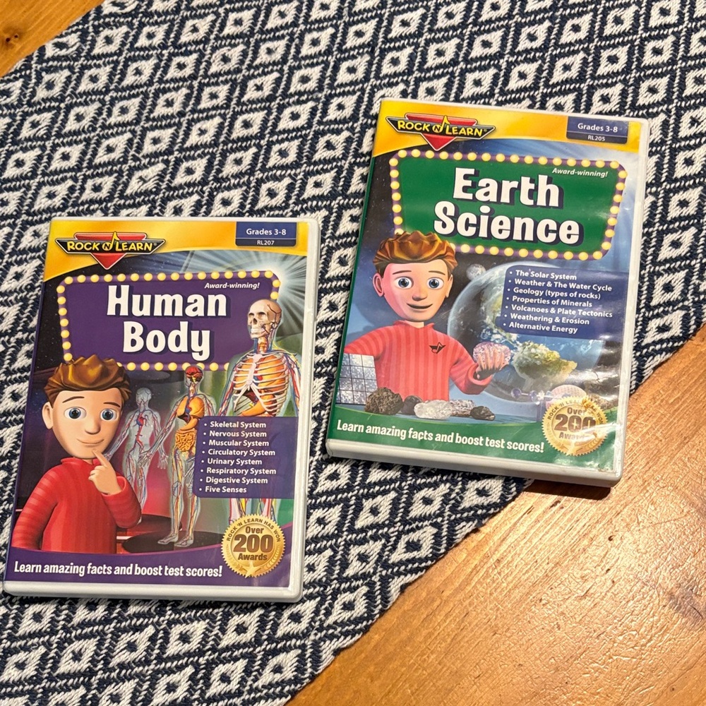 Human Body and Earth Science DVD Set for Kids